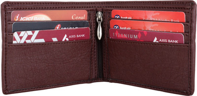 

MenStylam Men Brown Artificial Leather Wallet(6 Card Slots)