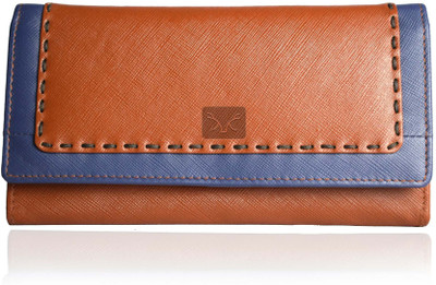 

Alfascino Women Brown Genuine Leather Wallet(7 Card Slots)