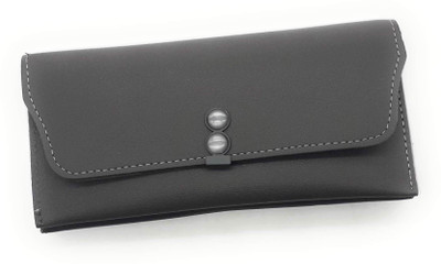 

M.Crownwill Girls Grey Artificial Leather Wallet(2 Card Slots)