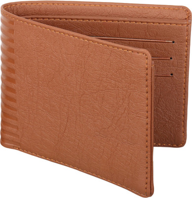 

SAMTROH Men Tan Artificial Leather Wallet(5 Card Slots)