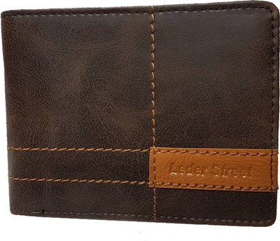 

Leder Street Men Brown Artificial Leather Wallet(6 Card Slots)