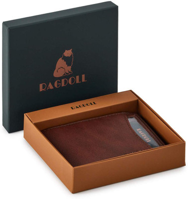 

Ragdoll Men Brown Artificial Leather Wallet(8 Card Slots)