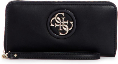 

Guess Women Black Artificial Leather Wallet(4 Card Slots)
