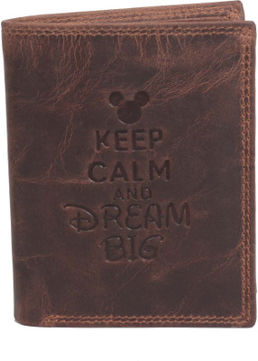 

Hide Hunt Men Brown Genuine Leather Wallet(5 Card Slots)