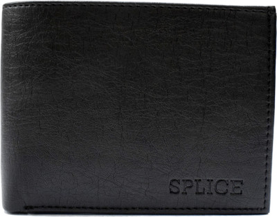 

SPLICE Men Black Genuine Leather Wallet(5 Card Slots)