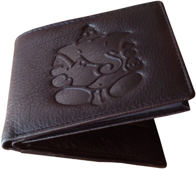 

Justrack Men Brown Genuine Leather Wallet(2 Card Slots)