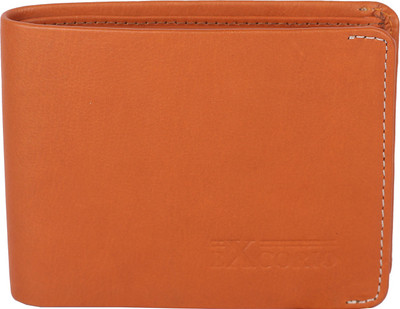 eXcorio Men Tan Genuine Leather Wallet(7 Card Slots)