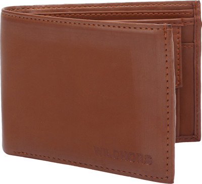 

wild hors Boys Tan Artificial Leather Wallet(4 Card Slots), Dark tan