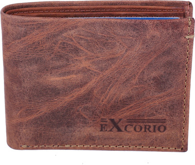 

eXcorio Men Brown Genuine Leather Wallet(7 Card Slots)