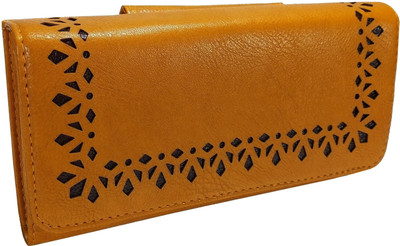 

Garmin Women Yellow Artificial Leather Wallet(11 Card Slots)