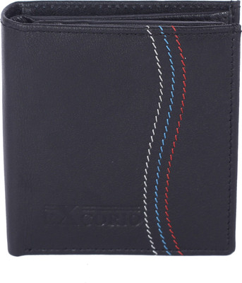 

eXcorio Men Black Genuine Leather Wallet(7 Card Slots)