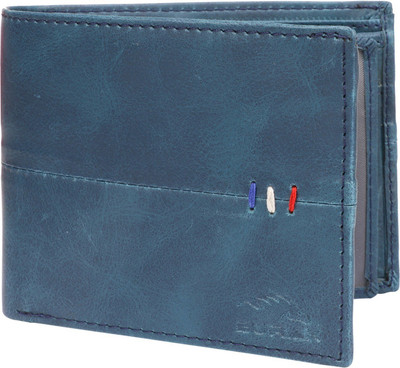 

BURAK Men Blue Artificial Leather Wallet(6 Card Slots), Blue-03