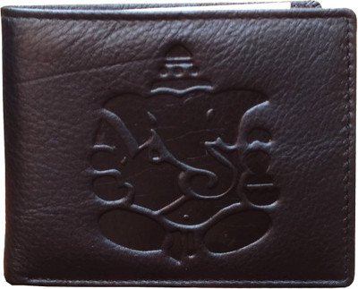 

Justrack Men Brown Genuine Leather Wallet(2 Card Slots)