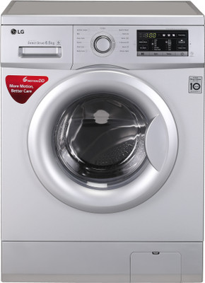

LG 6.5 kg Fully Automatic Front Load Washing Machine with In-built Heater Silver(FH0G7WDNL52)