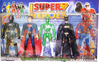 

Vnex 5 In 1 Avengers Twist And Move Action Figure Set With Projection Light - Multi Color(Multicolor)