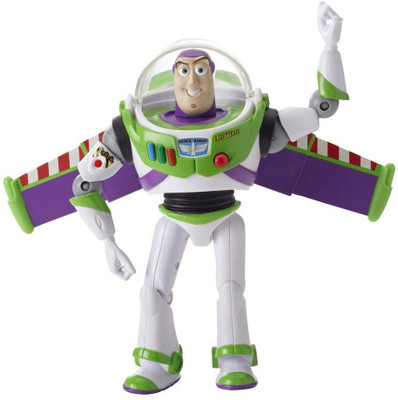 

Mattel Toy Story Deluxe Space Ranger Buzz Lightyear Figure(Multicolor)