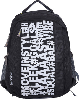 

ALFISHA M-STYLE-005-BLACK 35 L Backpack(Black)