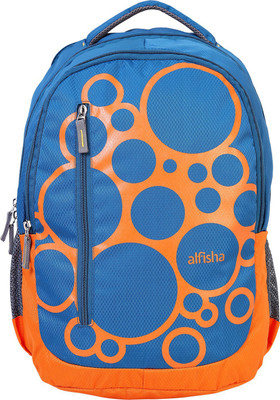 

alfisha AFB-RING 35 L Backpack(Orange, Blue)