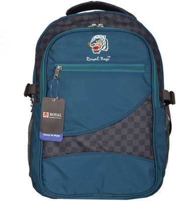 

Royal Bags PU Polyester Tourquise Backpack For Kids| School Bag 45 L Backpack(Blue)