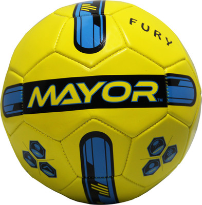

Mayor Fury Football - Size: (Pack of 1, Yellow, Blue