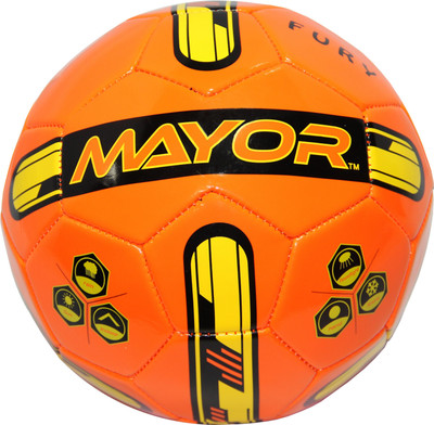 

Mayor Fury Football - Size: (Pack of 1, Orange, Yellow