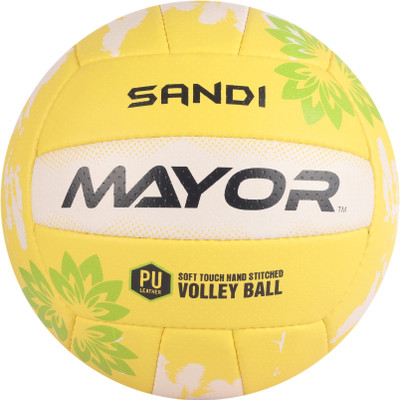 

Mayor Sandi Volleyball - Size: (Pack of 1, Yellow, Green, Multicolor