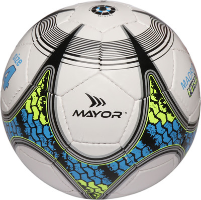 

Mayor Madrid Futsal Football - Size: (Pack of 1, White, Blue, Green