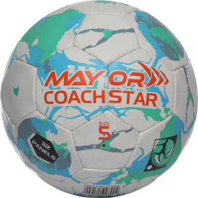 

Mayor Coach Star Football - Size: (Pack of 1, White, Green, Blue