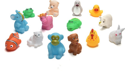 

toy central Chu Chu Bath Toy set of 14 Bath Toy(Multicolor)