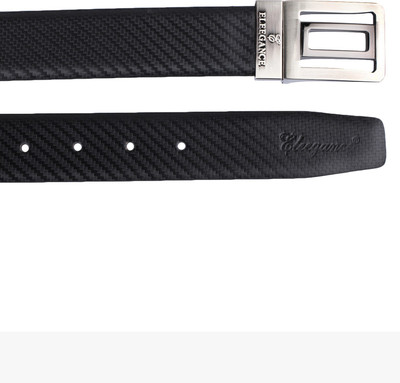 

ELEEGANCE Men Black, Brown Genuine Leather Belt