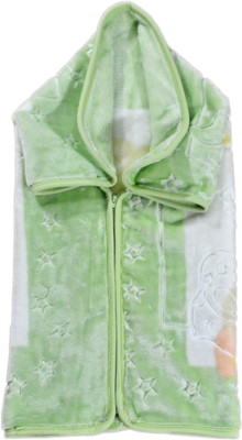 

Babysid Collections Animal  Swadding Baby Blanket(Cotton, Green