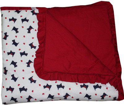 

Krivi kids Printed  Dohar(Polyester, White, Red, Blue, Blue;red;white