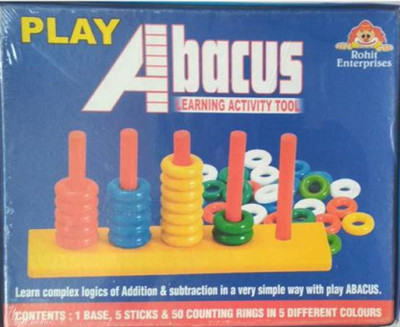 SBJCollections PLAY ABACUS LEARNING ACTIVITY TOOL Board Game(1 Pieces)