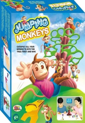 Ekta Jumping Monkeys Big Board Game Family Game Party & Fun Board Game