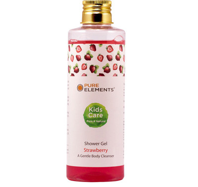 

Pure Elements Strawberry Shower Gel - A Gentle Body Cleanser. Paraben Free.(200 ml)