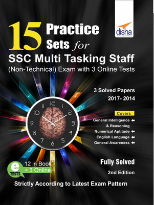 15 Practice Sets for SSC Multi Tasking Staff (Non Technical) Exam with 3 Online Tests 2nd Edition(English, Paperback, Disha Experts)