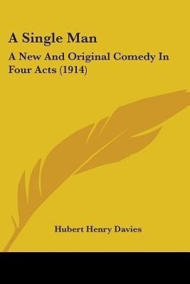 A Single Man(English, Paperback, Davies Hubert Henry)