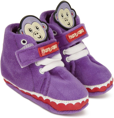 

Miss & Chief Monkey booties Booties(Toe to Heel Length - 3 cm Purple)