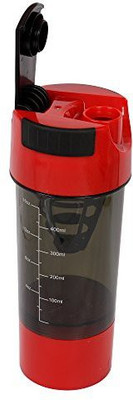 

SHAKER GYM BOTTLE RED 500 Shaker(Pack of 1, Blue), Black