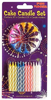 

Yuvraj Creation Happy Birthday Candle 063 Candle(Multicolor, Pack of 12)