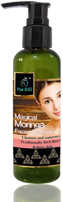 

The EnQ Magical Moringa Facial Cleanser Natural Cleansing Milk With Moringa Extract Deep Cleaning Hydrating Cleanser for Women and Men Cleanser for Make Up Removal 200 ml without Emulsifying Wax(200)
