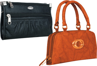 

Element Cart Casual, Party, Formal Black, Brown Clutch