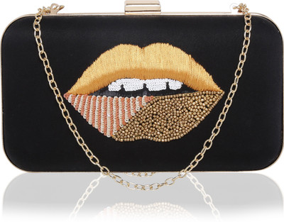 

Kleio Party Black Clutch