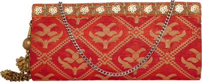 

TARUSA Casual Red Clutch