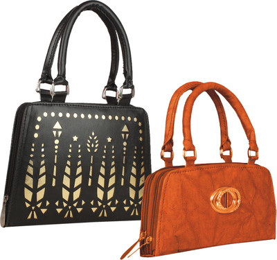 

Element Cart Casual, Party, Formal Black, Brown Clutch