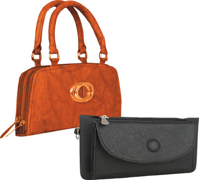 

Element Cart Casual, Party, Formal Black, Brown Clutch
