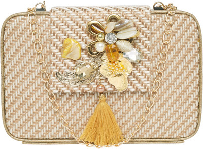 

TARUSA Casual Beige Clutch