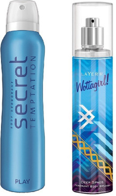

Layer'r Wottagirl Deep Space 1pc. & Secret Temptation Play 1pc. Pack of 2(Set of 2)
