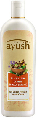 

Lever Ayush Thick and Long Growth Shikakai Shampoo(330 ml)