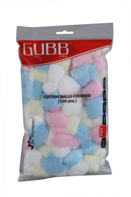 

GUBB Cotton Balls Colored 100s(100 Units)
